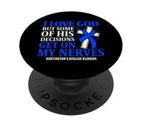 Huntingtons Disease Warrior HD Awareness PopSockets Adhesive PopGrip