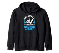 Huntingtons Disease Warrior HD Awareness Zip Hoodie