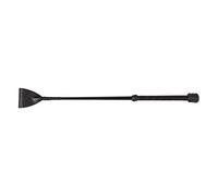 Huntley Equestrian Leather Jumping Bat Riding Crop Beautifully Crafted in England - Black - Leather Handle - 16" Inch