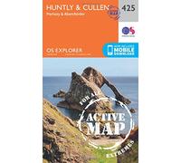 Huntly & Cullen Map | Weatherproof | Portsoy & Aberchirder | Ordnance Survey | OS Explorer Active Map 425 | Scotland | Walks | Hiking | Maps | Adventure