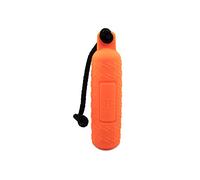 HUNTMARK Deluxe Training Dummy for Hunting and Sporting Dogs - Dog Bumper Retriever - Color-Spectrum Analysis Puppy Trainer Fetch - 11 x 2.6-inch - Orange