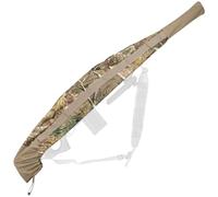 HUNTPAL 48" Camo Water-Resistant Gun Cover Slicker for Storage and Transportation, Lightweight Quick-Release Soft Case with Attached Pouch