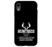 Huntress noun Outdoors Female Hunter Case for iPhone XR