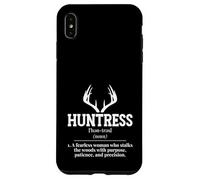 Huntress noun Outdoors Female Hunter Case for iPhone XS Max