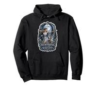 Huntress of the Night Moon Goddess Archer Greek Mythology Pullover Hoodie