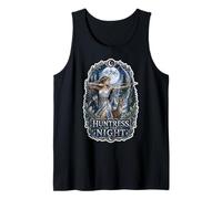 Huntress of the Night Moon Goddess Archer Greek Mythology Tank Top