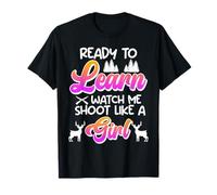 Huntresses Watch me Shoot like a Girl Hunting Women T-Shirt