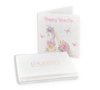 Hunts England - Boxed High Heel And Perfume Pretty Hen Party Card - Milo's - Happy Hen Do - For Bride To Be - For Hen Night Celebrations - Card In Keepsake Box