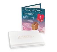 Hunts England - Boxed Mummy And Daddy 1st Anniversary Card - Starry Night - Cute Bears - Verse 1st Anniversary Card For Mummy And Daddy - Card In Keepsake Box