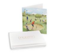Hunts England - Luxury Boxed Golfing Blank Card - Golf Birthday - Milo's - Any Occasion Golfers Card - Father's Day Card - Retirement Card - Good Luck Card - Anniversary Card - Card In Keepsake Box