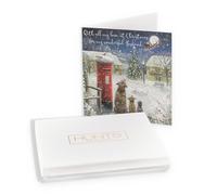 Hunts England - Luxury Boxed Husband Christmas Card - With All My Love At Christmas For My Wonderful Husband - Romantic Verse Inside Card - Magical Christmas - Milo's - Card In Keepsake Box