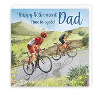 Hunts England - Road Cycling Dad Retirement Card - Hill Climb - Road Bikes - Milo's - Fun - Retirement Card For Dad - Dad Retirement Card