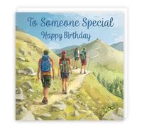 Hunts England - Someone Special Walking Fun Birthday Card - Milo's Gallery - Walkers Birthday Card For Someone Special - Birthday Card For Hiking Fan - For Boys, Girls, Men, Women