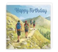 Hunts England - Walking Fun Birthday Card For Him, Her - Milo's Gallery - Walkers Birthday Card - Birthday Card For Hiking Fans - For Boys, Girls, Men, Women