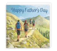Hunts England - Walking Fun Father's Day Card - Milo's Gallery - Walkers Father's Day Card - Happy Father's Day Card For Hiking Fans, Men, Dad, Grandad