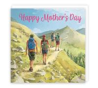 Hunts England - Walking Fun Mother's Day Card - Milo's Gallery - Walkers Mother's Day Card - Happy Mother's Day Card For Hiking Fans, Women, Mum, Grandma
