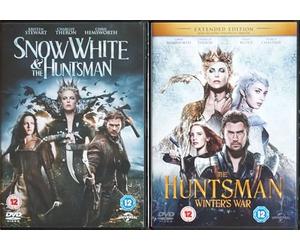 HUNTSMAN 1-2 COMPLETE COLLECTION / 1. SNOW WHITE & THE HUNTSMAN / 2. THE HUNTSMAN WINTER'S WAR = ULTIMATE 2x DVD UK SET
