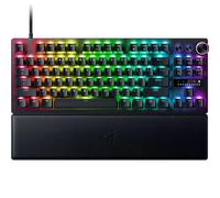 Huntsman V3 Pro TKL Esports Gaming Keyboard: Analog Optical Switches w/Rapid Trigger & Adjustable Actuation - Media Keys & Dial - Doubleshot PBT Keycaps - Aluminum Top Plate - Magnetic Wrist Rest