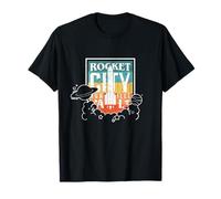 Huntsville Rocket City Alabama Space Moon Retro Aerospace T-Shirt