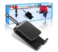 Huntury Ice Anchor Drill Adapter for Set Up Ice Fishing Shelter, Fit 3/8" and 1/2" Chuck Power Drills, Ice Anchor Adapter for Ice Tent, Ice Fishing Accessories, Ice Shelter Accessories