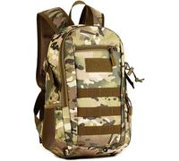 HUNTVP 10L Small Daypack Schoolbag Molle Backpack Small Daypack Student School Rucksack Daysack for Hiking Running Working Outdoor