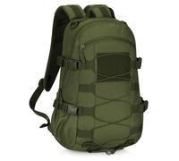 HUNTVP 25L Hiking Backpack, Small Military Backpack 1000D Camping Rucksack, Travel Backpacks School Bag Work Day pack for Men Women College Sports Trekking Hunting Motorcycle (Army Green)