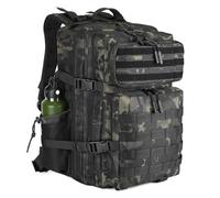 HUNTVP 30L/45L/50L Tactical Backpack, Military Rucksack for Men Women, Army Backpacks Large Survival Molle Daysack for Men and Women Hiking, Traveling, Camping, Trekking and Work