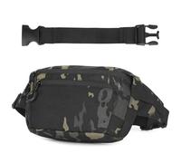 Huntvp Bumbag Waist Bag Bumbags for Ladies Men Sling Bag Chest Bag Lightweight Anti Theft with Adjustable Belt for Cycling Dog Walking Running Sport, Camo