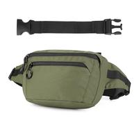 Huntvp Bumbag Waist Bag Bumbags for Ladies Men Sling Bag Chest Bag Lightweight Anti Theft with Adjustable Belt for Cycling Dog Walking Running Sport, Green