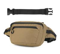 Huntvp Bumbag, Waist Bag Large Bumbags for Ladies Men Sling Bag Chest Bag Lightweight Anti Theft with Adjustable Belt for Cycling Dog Walking Running Sport, Brown