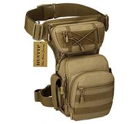 Huntvp Drop Leg Waist Bag, Tactical Military Thigh Bag Outdoor