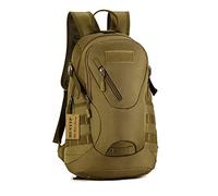 HUNTVP Military MOLLE Backpack Rucksack Gear Tactical Assault Pack Student School Bag 20L for Hunting Camping Trekking Travel, Coyote Brown, 20L US