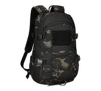 HUNTVP Tactical Backpack 25L, Military Rucksack Mens Back Pack Molle Bag Camo Rucksacks for Men Women Hiking Camping Climbing Trekking Motorcycle Traveling School Outdoor Bags