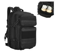 HUNTVP Tactical Backpack 50L, Military Backpack Rucksack for Men and Women, Large, Molle Rucksack with Shoes Compartment for Hiking, Travel, School, Trekking, Gym