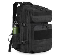 HUNTVP Tactical Backpack 50L Military Large Molle Assault Rucksack | Independent Shoe Compartment, 180° Full Open Design,Water-Resistant, Durable 1000D Nylon Fabric, Multiple Compartments