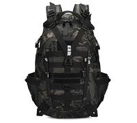 HUNTVP Tactical Backpack Mens, Military Backpacks 30L Molle Rucksack Hiking Daypack Rucksacks Camo for Men for Cycling, Camping, Fishing, Running Working, Outdoor(Type1-Camo)