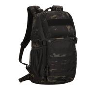 HUNTVP Tactical Backpack Military MOLLE Backpack Hunting Rucksack Gear Assault Pack 25L WR, Black Camo