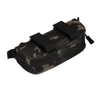 HUNTVP Tactical Eyeglasses Hard Case Molle Zipper Sunglasses Carrying Case Nylon with Clip (Camouflage)
