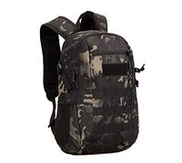 HUNTVP Tactical Military Backpack 20L Small Backpack Rucksack School Bag Molle Backpacks Daypack College Back Pack Rucksacks for Men Women Boys Girls Hiking Running Working (20L-Camo)