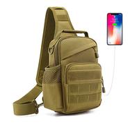 HUNTVP Tactical Molle Chest Sling Pack Daypack Backpack Crossbody Bag with