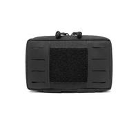 Huntvp Tactical Molle Pouch, Belt Bag Multi-Functional EDC Pouch with Webbing, Small Tool Bag, Portable Waist Pack for Travel, Hiking, Camping and Outdoor Sports(Black)