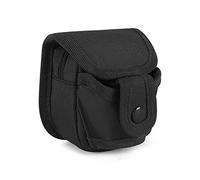 Huntvp Tactical Slingshot Pouch Molle Military Catapult Slingshot Storage Bag for Outdoors Hunting (Black)