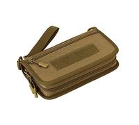 HUNTVP Tactical Wallet EDC Money Holder Rodeo Checkbook Cowboy Wallet, Dark Brown