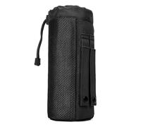 Huntvp Tactical Water Bottle Holder Case, Military Water Bottle Pouch 900D Nylon Molle Kettle Bag Holder 750ml, Black