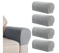 HUNUH 4PCS Armrest Chair Covers Protectors Slipcover,Armchair Couch Sofa Arm Caps,Polyester Chair Arm Covers,Furniture Protector Couches Recliner for Sofa Protector Couches Recliner
