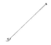 HUNYA 1/2 Telescopic Spoon, 14.5cm-44cm Extending Stainless Steel Spoon, Long Handled Teaspoons, Bar Spoon, for Drinks, Picnic, Travel, Barbecue