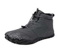 HUNYA Barefoot Boots Women Men Wide Toe Box Shoes Women Winter Trainer Shoes Minimalist Boots Women Waterproof