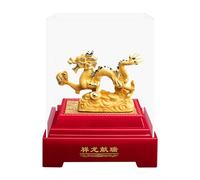 HUNYA Chinese Dragon Statue, Feng Shui Dragon Statue 2024, Chinese Dragon 2024 Statue, Year of The Dragon 2024 Figurine, Chinese Decorations 2024