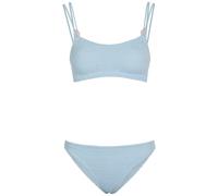 Hunza G Cassie Beaded Crinkle Bikini - Light Blue - One Size