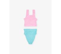 Hunza G Hunza G Lyra Colour-Block Bikini Set 7-12 Years Bubblegum /Aqua 7-12 Years